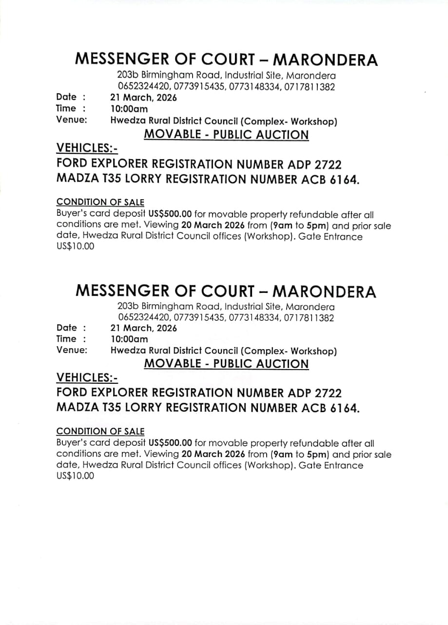 Hwedza RDC Council Chairperson